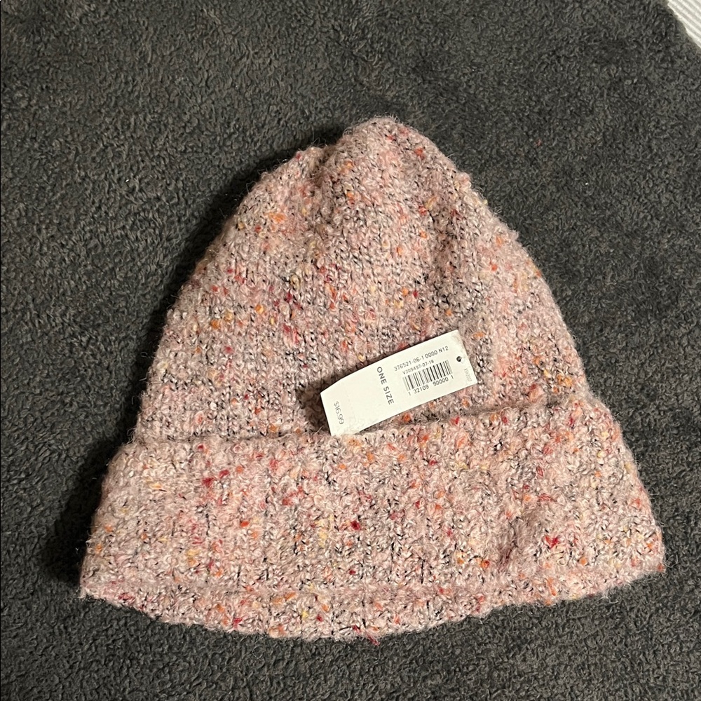 Old Navy Pink Speckled Knit Beanie